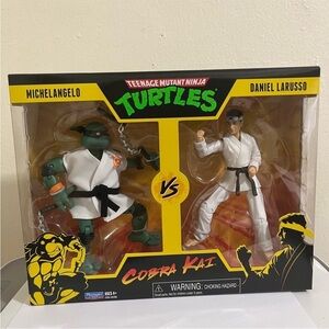 Teenage Mutant Ninja Turtles Vs Cobra Kai Michelangelo Vs Daniel Larusso